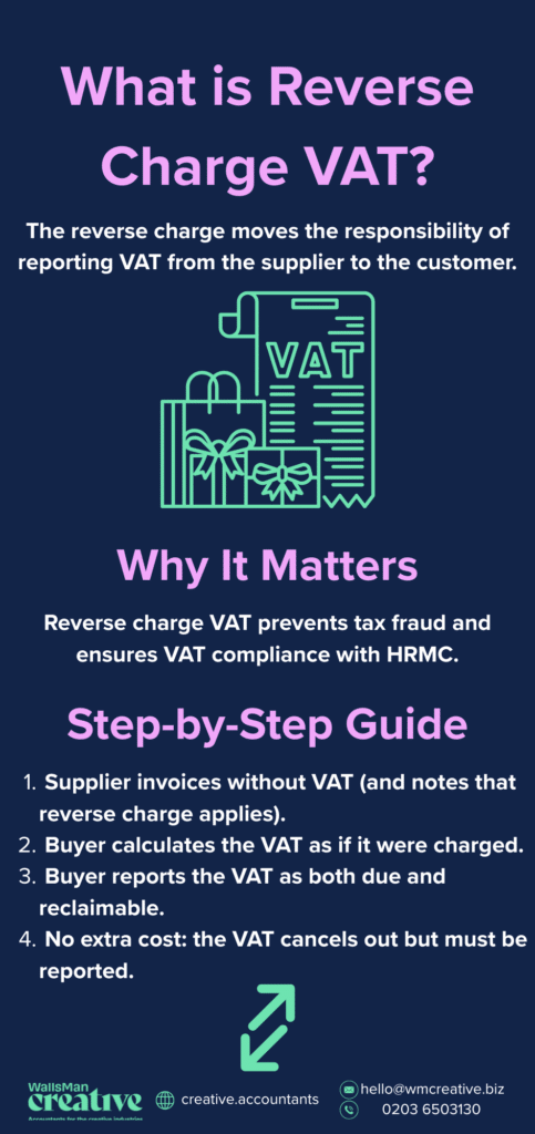 what is reverse charge vat infographic summary
