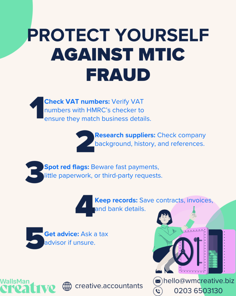 how to protect yourself against mtic fraud in 5 steps