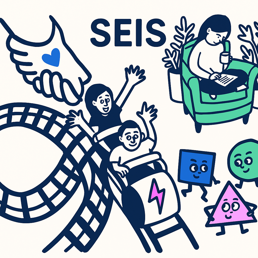 seis advance assurance illustration mockup with figures