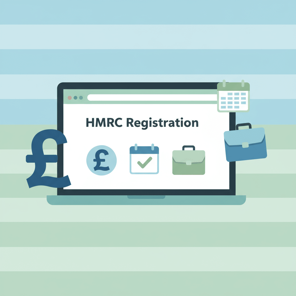 register as a sole trader, simple process with HMRC online services