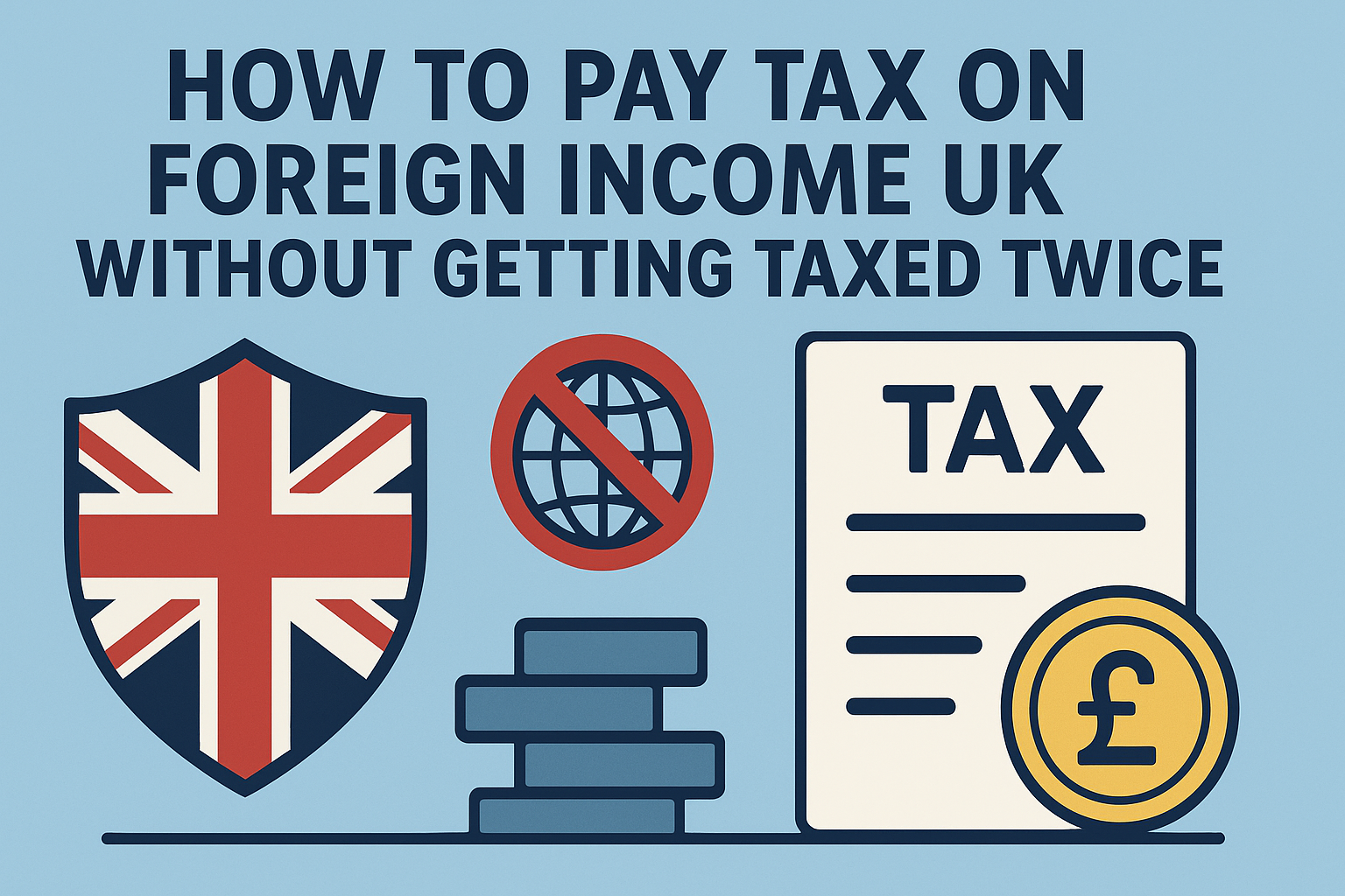 pay tax on foreign income uk, pound symbol on document
