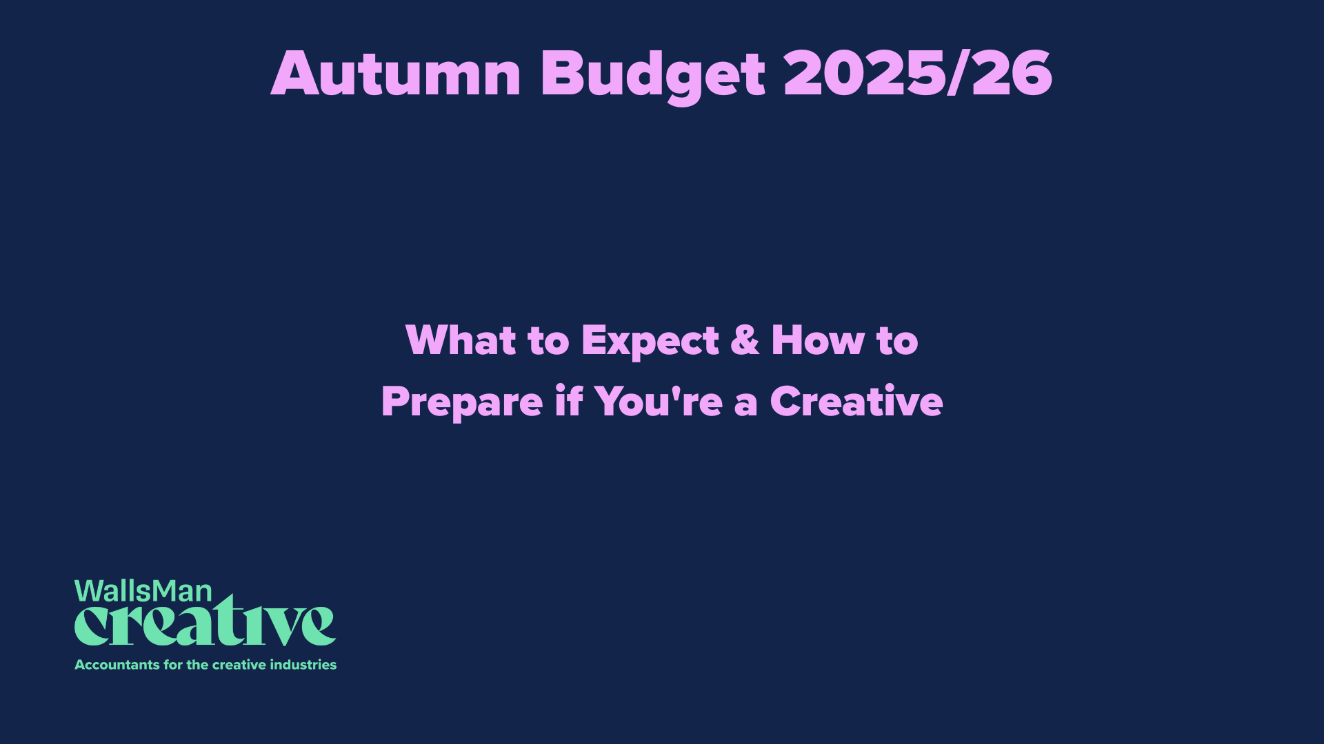 autumn budget 2025 and what to expect from it if you're a creative