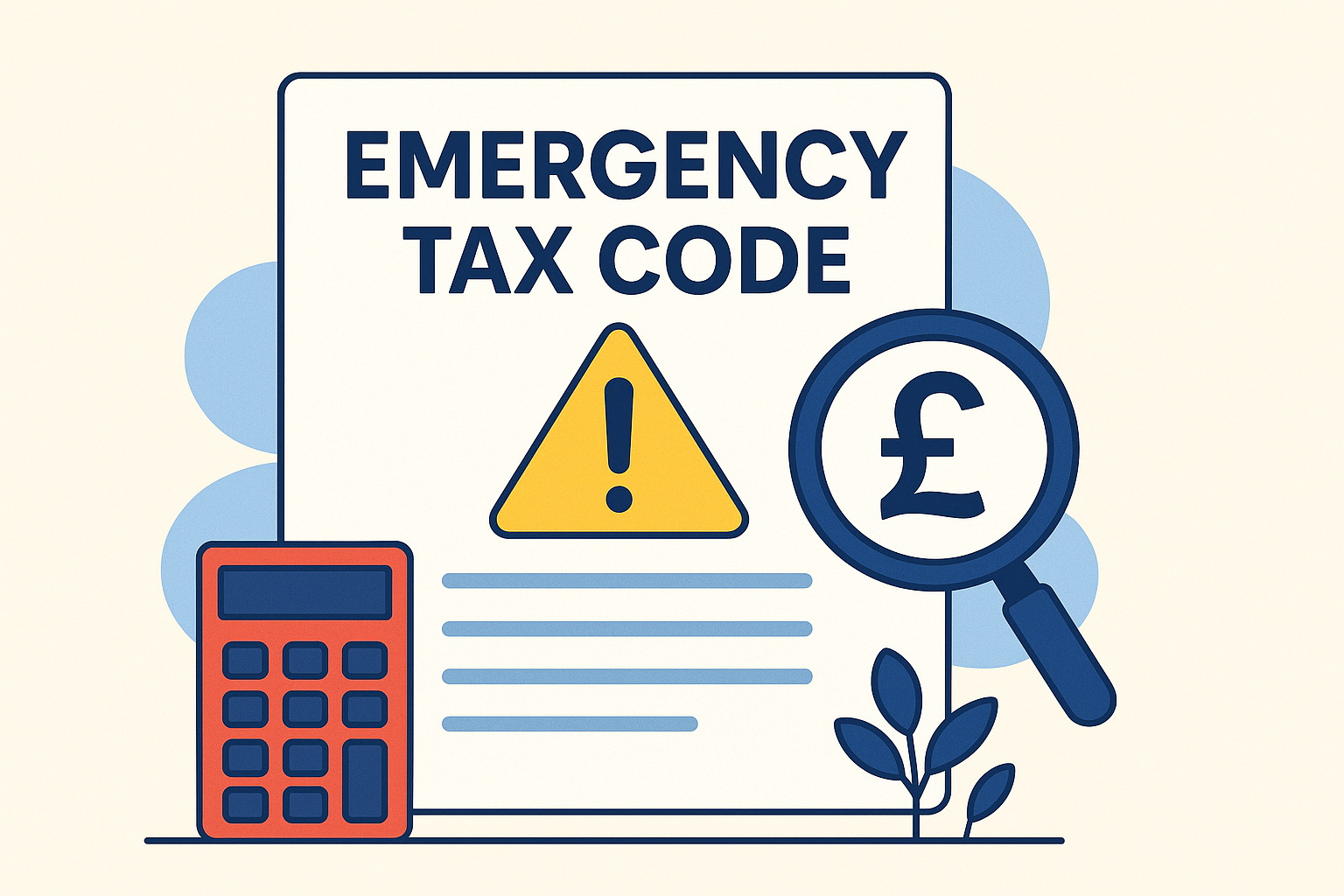 emergency tax code illustration