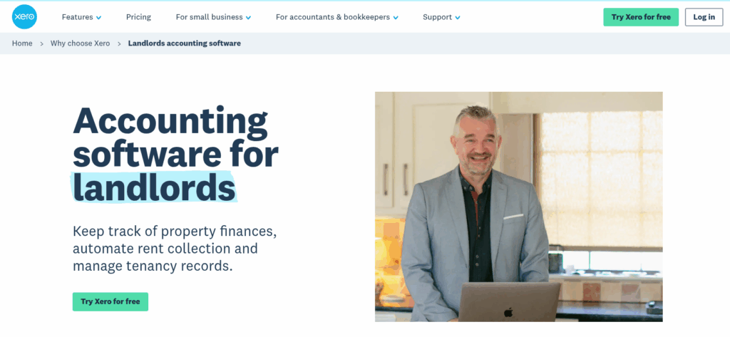 making tax digital software for landlords - xero for landlords