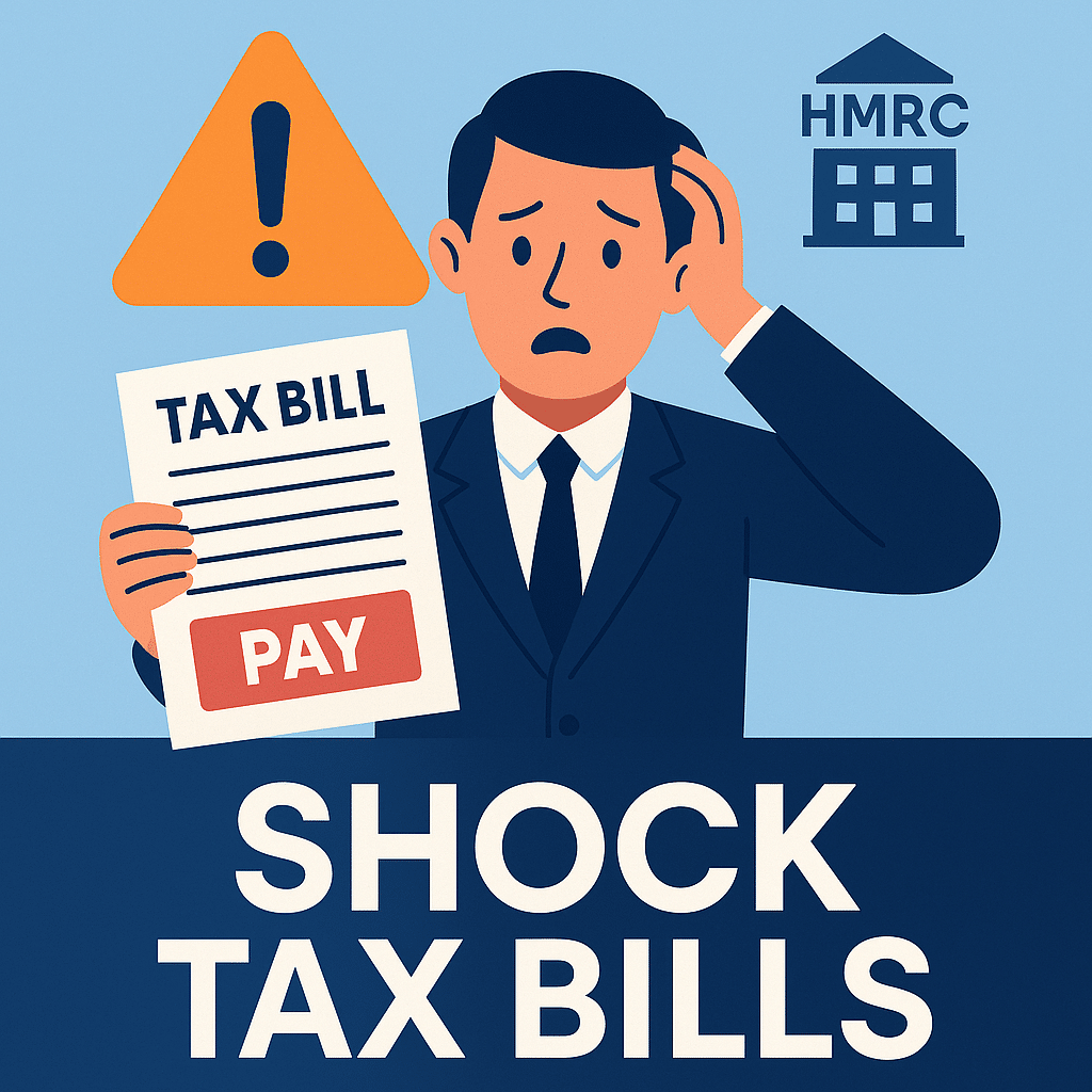 shock tax bills can arrive from hmrc if you have an irregular income flow