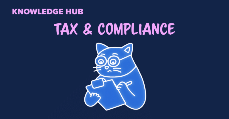 Knowledge Hub illustration for tax & compliance featuring WallsMan Creative illustration